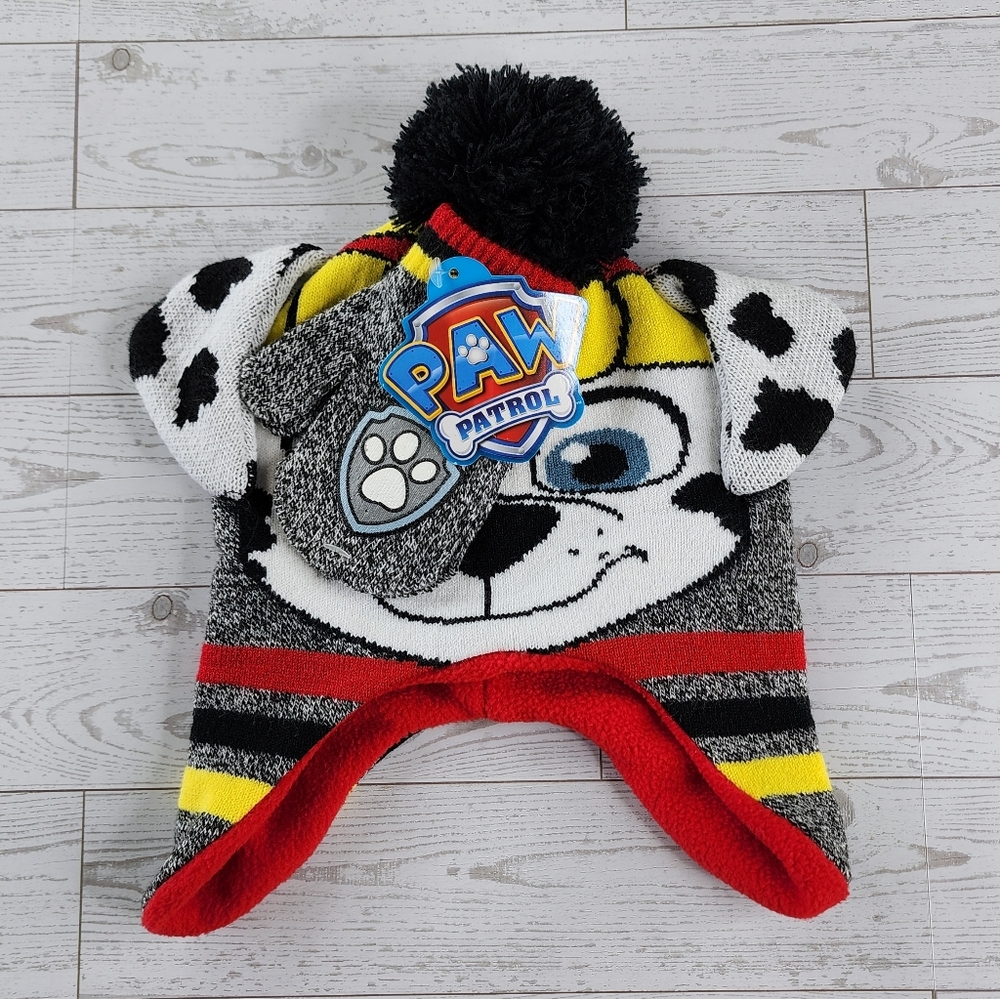 Paw Patrol Marshall Hat + Mittens Set Nickelodeon NWT OSFM